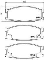 BREMBO P54024 Bremsbelagsatz, Scheibenbremse