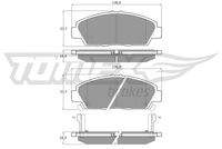 TOMEX Brakes TX1138 Bremsbelagsatz, Scheibenbremse