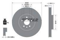 TEXTAR 92278605 Bremsscheibe