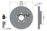 TEXTAR 92105905 Bremsscheibe