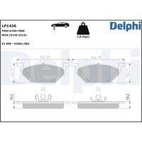 DELPHI LP1436 Bremsbelagsatz, Scheibenbremse