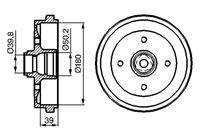 BOSCH 0986477111 Bremstrommel