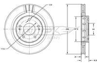 TOMEX Brakes TX7174 Bremsscheibe