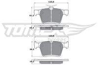 TOMEX Brakes TX1705 Bremsbelagsatz, Scheibenbremse