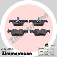 ZIMMERMANN 253071751 Bremsbelagsatz, Scheibenbremse