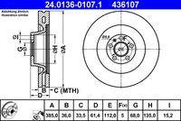 ATE 24013601071 Bremsscheibe