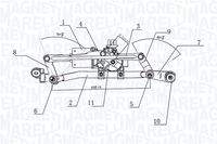 MAGNETI MARELLI 064377500010 Scheibenreinigungsanlage