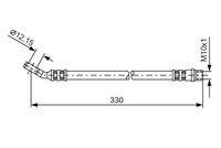 BOSCH 1987476365 Bremsschlauch