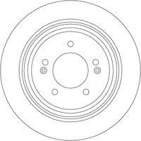 TRW DF6573 Bremsscheibe