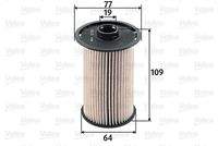 VALEO 587925 Kraftstofffilter