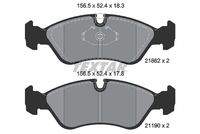 TEXTAR 2186201 Bremsbelagsatz, Scheibenbremse