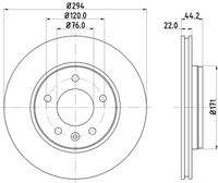 HELLA 8DD355128031 Bremsscheibe