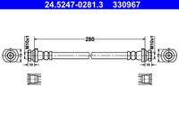 ATE 24524702813 Bremsschlauch