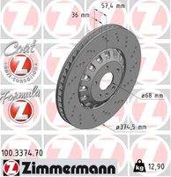 ZIMMERMANN 100337470 Bremsscheibe