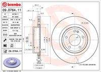 BREMBO 09D76411 Bremsscheibe