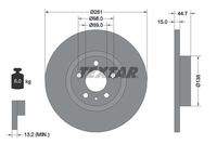 TEXTAR 92096400 Bremsscheibe