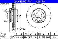 ATE 24012401751 Bremsscheibe