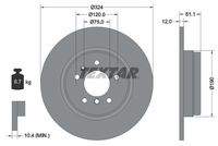 TEXTAR 92058400 Bremsscheibe