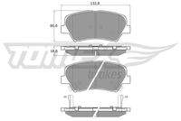 TOMEX Brakes TX1768 Bremsbelagsatz, Scheibenbremse