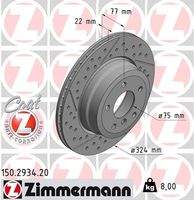 ZIMMERMANN 150293420 Bremsscheibe