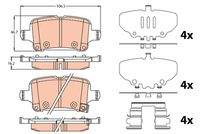 TRW GDB2184 Bremsbelagsatz, Scheibenbremse