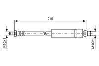 BOSCH 1987476142 Bremsschlauch