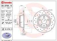 BREMBO 0897691X Bremsscheibe