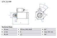 BOSCH 0986021620 Starter