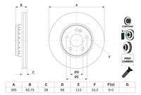 BOSCH 0986479G41 Bremsscheibe