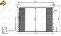 NRF 35787 Kondensator, Klimaanlage