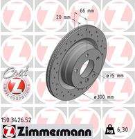 ZIMMERMANN 150342652 Bremsscheibe