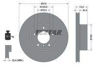 TEXTAR 92176105 Bremsscheibe