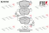 FTE BL1617A4 Bremsbelagsatz, Scheibenbremse