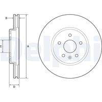 DELPHI BG4783C Bremsscheibe