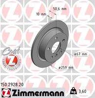 ZIMMERMANN 150292820 Bremsscheibe