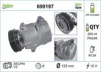 VALEO 699197 Kompressor, Klimaanlage