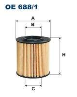 FILTRON OE688/1 Ölfilter