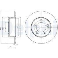 DELPHI BG4321 Bremsscheibe