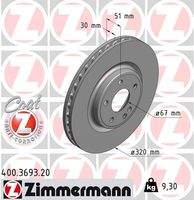 ZIMMERMANN 400369320 Bremsscheibe