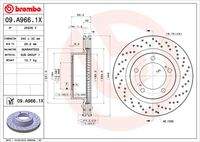 BREMBO 09A9661X Bremsscheibe