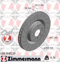 ZIMMERMANN 400368520 Bremsscheibe