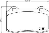 BREMBO P36020 Bremsbelagsatz, Scheibenbremse