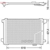 DENSO DCN17035 Kondensator, Klimaanlage