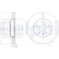 DELPHI BG4189C Bremsscheibe