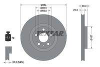 TEXTAR 92083203 Bremsscheibe