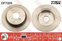 TRW DF7209 Bremsscheibe