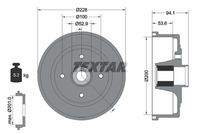 TEXTAR 94041100 Bremstrommel