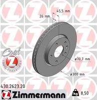 ZIMMERMANN 430262320 Bremsscheibe