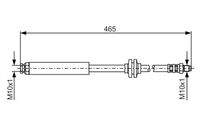 BOSCH 1987476079 Bremsschlauch