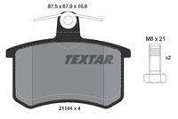 TEXTAR 2114401 Bremsbelagsatz, Scheibenbremse